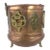 Antique French-Style Copper and Brass Jardiniere Planter With Gothic Mounts, C. 1900 For Sale