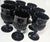 Vintage Onyx Dragonscale Goblets- Set of Eight For Sale - Image 12 of 14