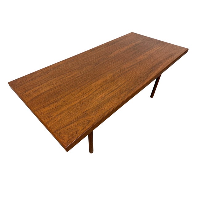 Vejen Polstermøbelfabrik Mid-Century Danish Modern Vejen Teak Coffee Table - Refinished! For Sale - Image 4 of 7
