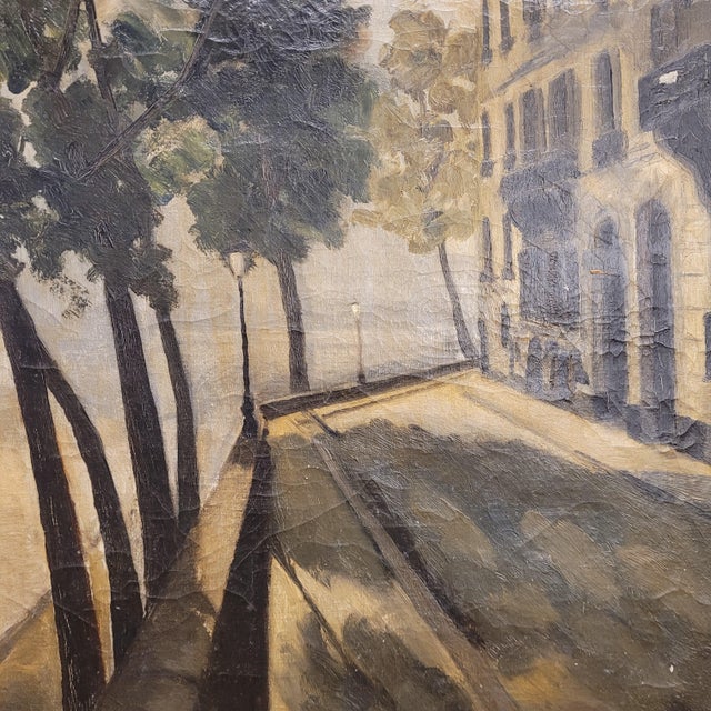 Black Post-Impressionism Artist, Pont Marie, Paris, 20th Century, Oil on Canvas, Framed For Sale - Image 8 of 18