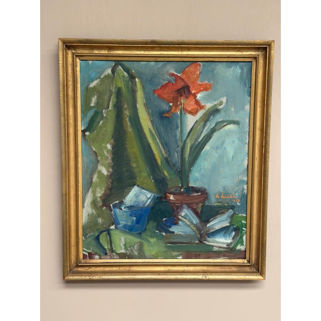 Martin Lindström, Still Life, 1960s, Oil on Canva For Sale - Image 5 of 14