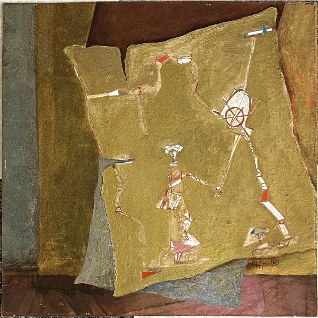 Hepp Edit, Hungary, Mixed Media, 1980 For Sale