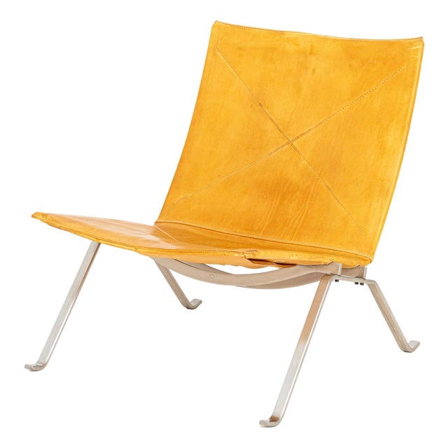 Poul Kjaerholm for Fritz Hansen Pk22 Lounge Chair For Sale