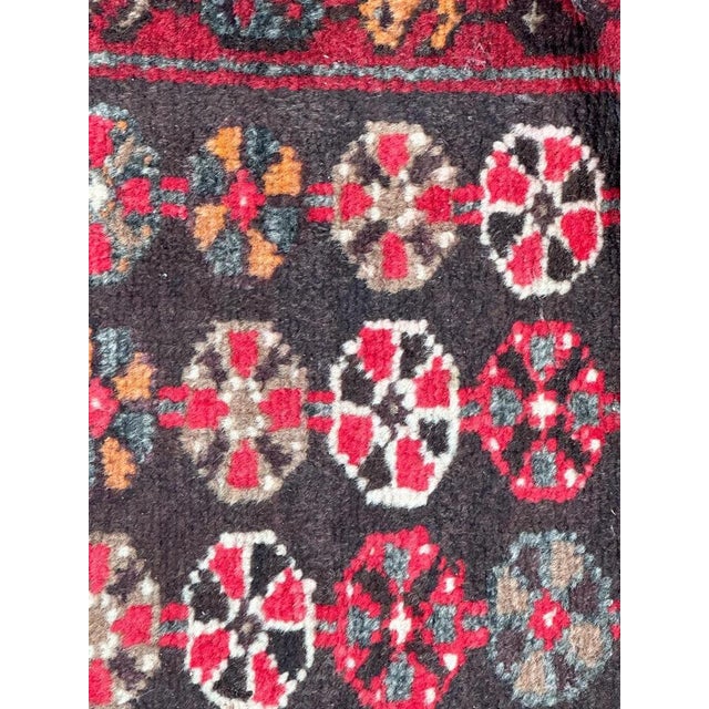 Vintage Rustic Mazlaghan Rug, 1950s For Sale - Image 11 of 18