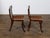 Brown Pair of English Regency Mahogany Hall Chairs with Painted Coat of Arms For Sale - Image 8 of 12