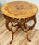 Wood Antique Round French Louis XV Style Carved Wood Center Table For Sale - Image 7 of 13