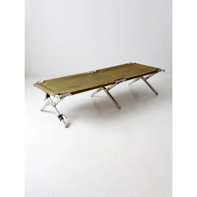 Vintage X Frame Cot For Sale - Image 4 of 13