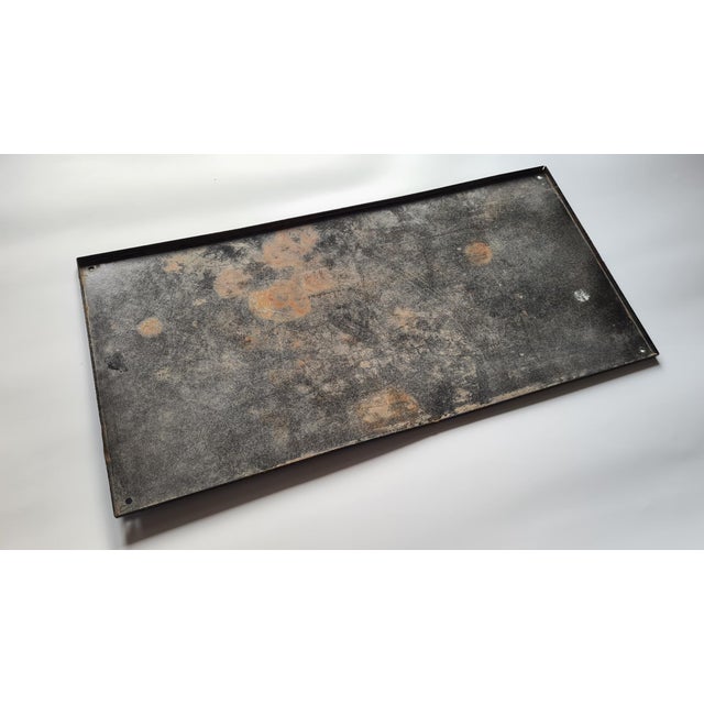 Vintage Enamel Sign, 1950s For Sale - Image 10 of 11