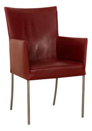 Arc-E Dining Chairs in Red Leather from Bert Plantagie, Set of 6