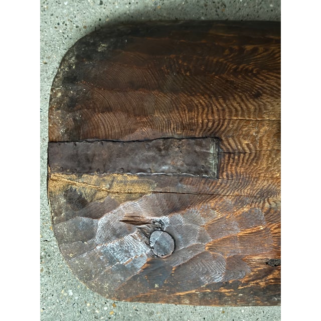 Late 20th Century Carved Wood Trough For Sale - Image 4 of 11