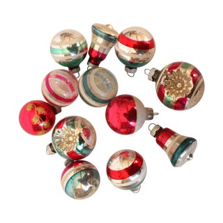 Hand Painted Christmas Ornaments - Set of 12 For Sale
