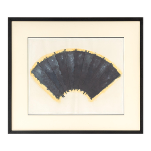 Joseph Gardella Black Fan Study Mixed Media