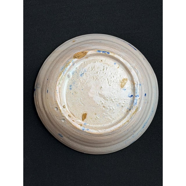 Ceramic Antique Fajalauza Granada Blue and White Bowls, 1890s, Set of 3 For Sale - Image 7 of 10