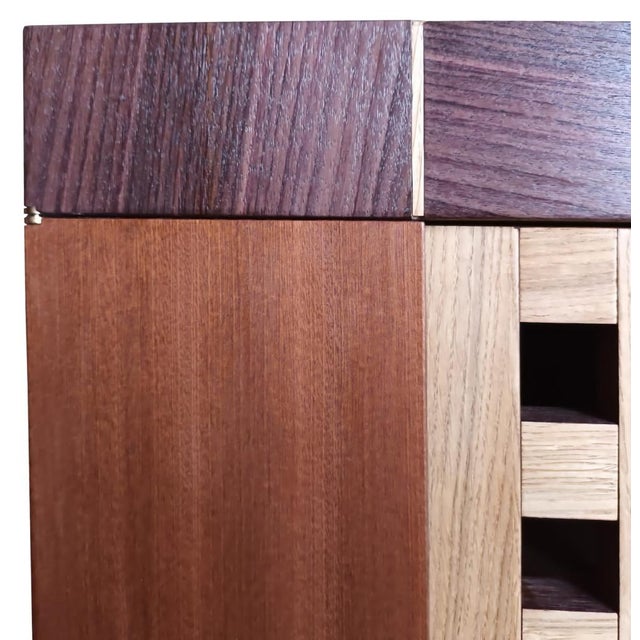 Brown Erasmo Sideboard by Ferdinando Meccani for Meccani Arredamenti, 1986 For Sale - Image 8 of 15