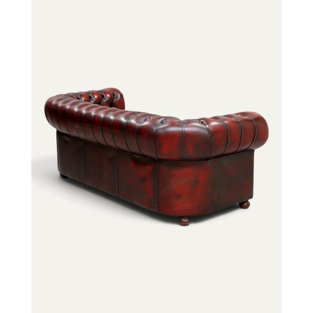 Chesterfield Sofa in Leather For Sale - Image 3 of 7