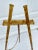 Vintage Gilt Gold Faux Bamboo Metal Easel For Sale - Image 9 of 10