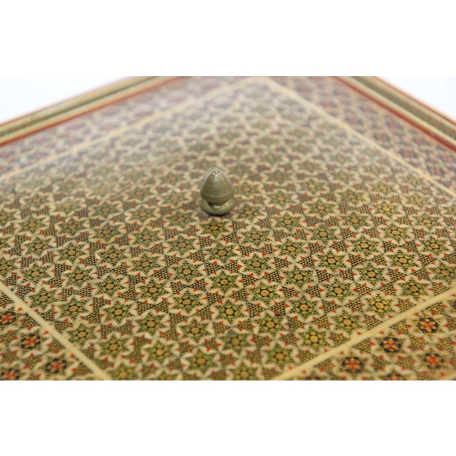 Moorish Micro Mosaic Jewelry Box by Rajhastani, India, 1950 For Sale - Image 9 of 16