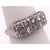 Antique White 14 Karat White Gold Contemporary Diamond Band Wedding Anniversary Ring, Size 5.5 For Sale - Image 8 of 10