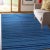 Royal Blue 4x6 Para Penelope Blue Stripe Geometric Flatweave Wool Carpet Rug For Sale - Image 8 of 8