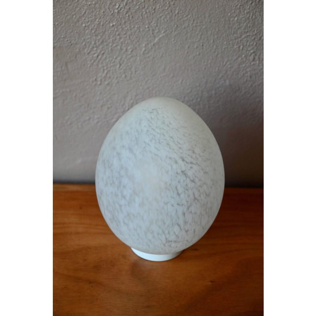 1970s Italian Table Lamp in Speckled Blown Glass, 1970s For Sale - Image 5 of 9