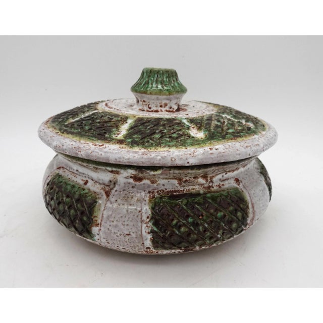Vintage Ceramic Box by Marcel Giraud Cardelle from Vallauris, 1960s For Sale - Image 10 of 10