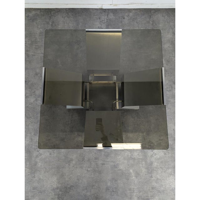 Square Coffee Table by François Monnet for Kappa For Sale - Image 3 of 7