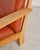 Brutalist Lounge Chairs with Ottoman in Oak and Leather by Tage Poulsen, Denmark, 1960s, Set of 3 For Sale - Image 16 of 18