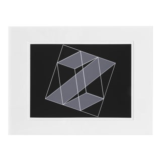 Josef Albers, Z Prism - P2, F16, I2 , Geometric Abstract Screenprint For Sale