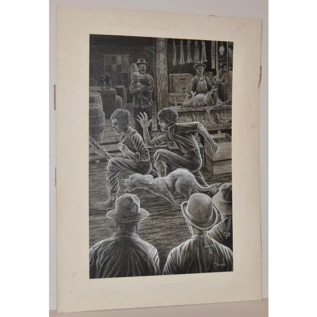 Original Jack London Book Illustration by Peter Thorpe These wonderful book illustrations used to be on display at the...