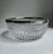 Mid 20th Century Stamped German Silver Plate Rimmed Clear Lead Crystal Serving Bowl For Sale - Image 9 of 18