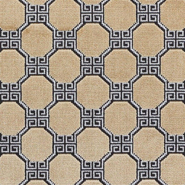 Sample - Schumacher Octavia Velvet Fabric in Gold For Sale