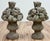 English Vintage Concrete Garden Fruit Baskets Statues Urns, a Pair For Sale - Image 3 of 14
