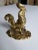 Metal Antique Brass Rooster Inkwell For Sale - Image 7 of 9