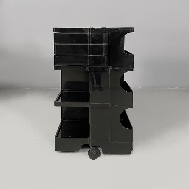 Bieffeplast Italian Modern Brown Boby Storage Trolley by Joe Colombo for Bieffeplast, 1970s For Sale - Image 4 of 18