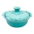 1956 Miramar of California Aqua / Turquoise Covered Serving Bowl – Mid-Century Modern / Coastal For Sale