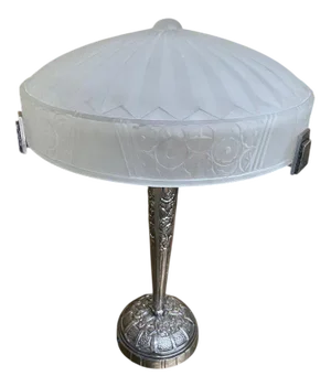 Art Deco Metal Lamp