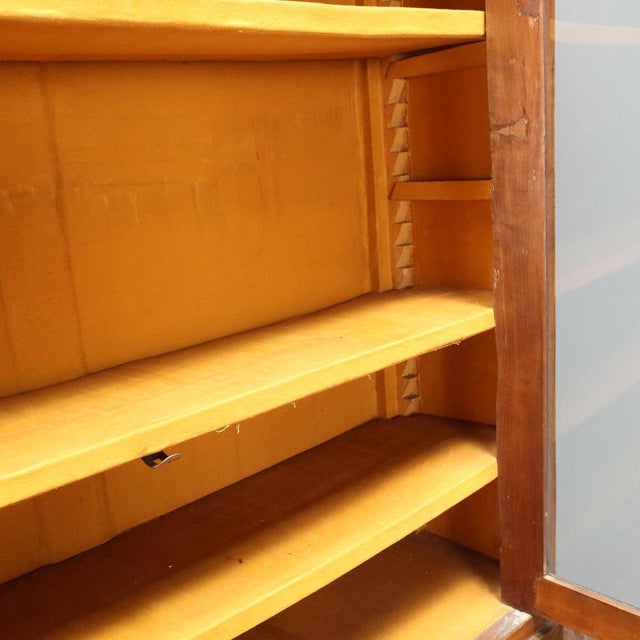 Antique Italian Bookcase in Walnut, 1800s For Sale - Image 4 of 11