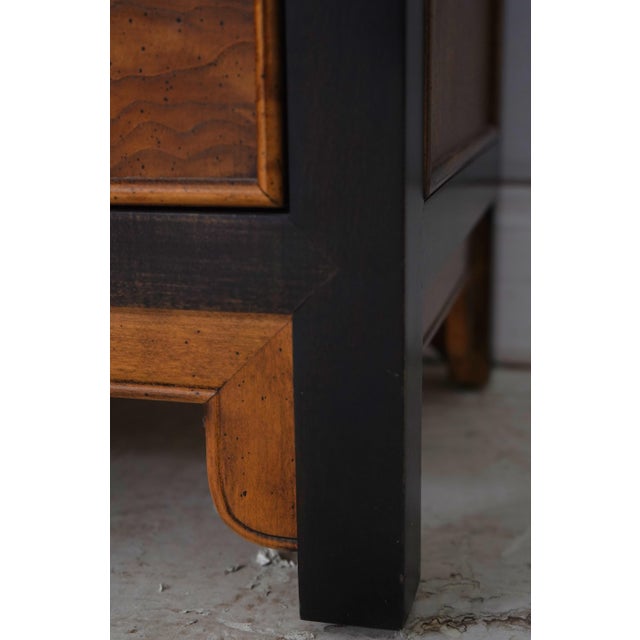Pair of Century Asian Inspired Modern Design Curio Cabinets For Sale - Image 13 of 18