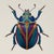 'Blue Beetle' #15 - Original Fine Art Print *Chairish Exclusive. From a series of prints, see our other listings....