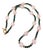 Vintage Rose, Quartz, and Malachite Beaded Necklace For Sale