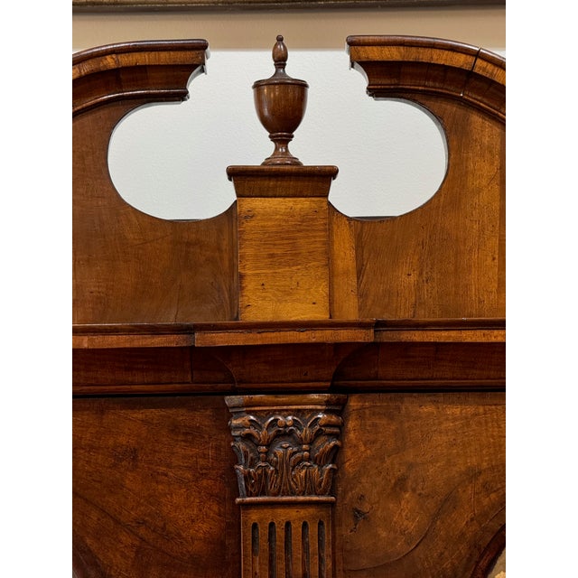 Early 18th Century Dutch Baroque Burl Walnut Drop-Front Secretary Desk For Sale - Image 10 of 18