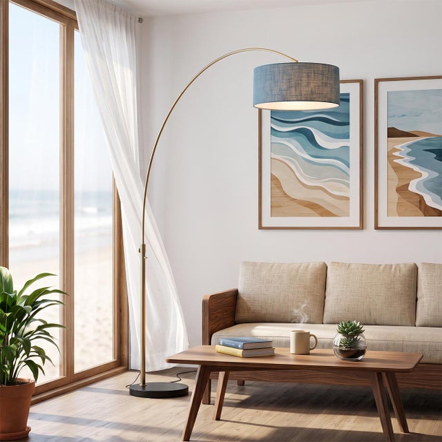 Where Marble Meets Brass - A Statement That Arcs Above the Rest. Reimagined For Modern Living Designed by Peter Morelli in...