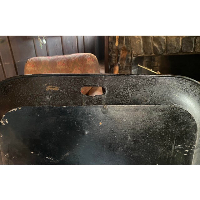 19th Century French Hand-Painted Tole Tray For Sale - Image 9 of 10