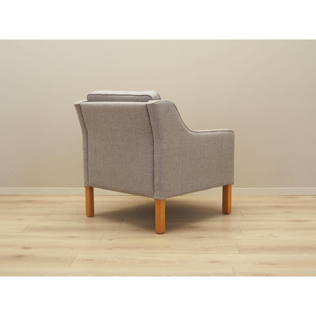 Danish Beech Armchair, 1970s For Sale - Image 9 of 18