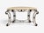 Maitland Smith, Console Table, Gilt Metal, Tesselated Marble, Philippines, 1980s For Sale - Image 13 of 13