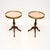 Brown French Marble Top Wine Tables, 1930s, Set of 2 For Sale - Image 8 of 8