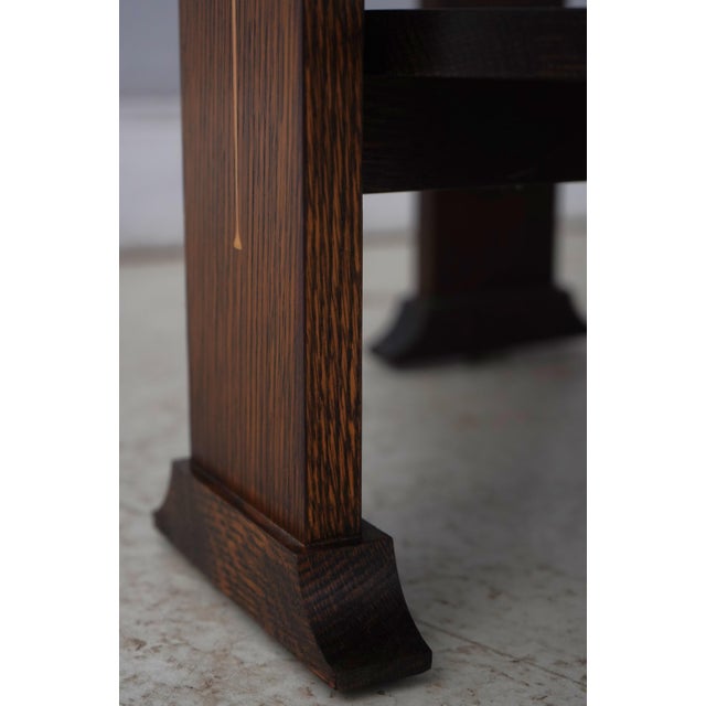 Stickley Harvey Ellis Mission Oak Lamp Table For Sale - Image 12 of 14