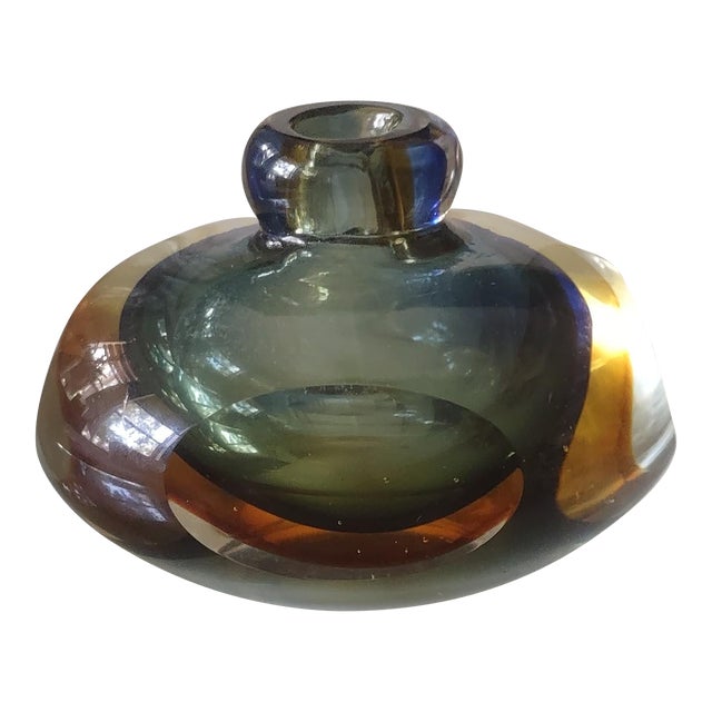 Vintage Artisan Murano Glass Bud Vase Chairish