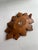 Vintage Treenware Oak Leaf Tray With Acorns For Sale - Image 4 of 6