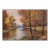 Mid Century Autumn Reflections Oil Paint Landscape by Lorenz E. Griffith For Sale
